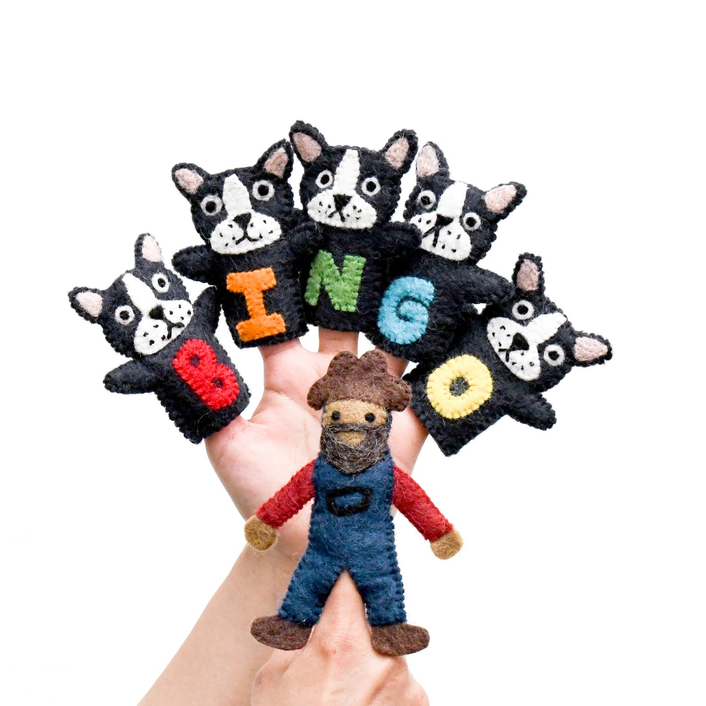 bingo finger puppet set