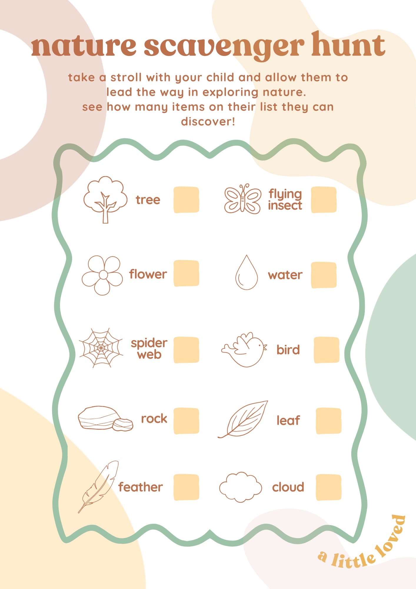 nature scavenger hunt